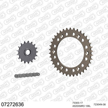 Lade das Bild in den Galerie-Viewer, AFAM Kettensatz 520, X-Ring, 4385kg, Alu, KTM 620 LC4 Duke 1994-1999