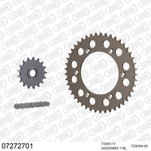 Lade das Bild in den Galerie-Viewer, AFAM Kettensatz 520, X-Ring, 4385kg, Alu, KTM EGS-E 620 Adventure 1997-1997