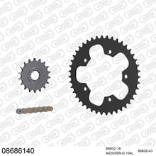 Lade das Bild in den Galerie-Viewer, AFAM Kettensatz 520, X-Ring, golden, 3712kg, TRIUMPH T100 900 Bonneville Black 694352 -> 2015-2015
