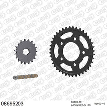 Lade das Bild in den Galerie-Viewer, AFAM Kettensatz 530, X-Ring, golden, 4263kg, TRIUMPH 1200 Trophy 1999-2001