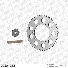 Lade das Bild in den Galerie-Viewer, AFAM Kettensatz 428, golden, 2244kg, Alu, HRD 50 Sonic 2 Supermotard 1998-2001