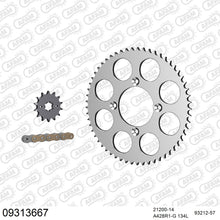 Lade das Bild in den Galerie-Viewer, AFAM Kettensatz 428, golden, 2244kg, Alu, SCORPA TY-S 125 F 2003-2008