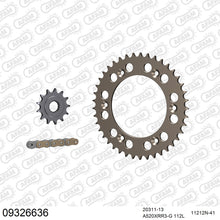 Lade das Bild in den Galerie-Viewer, AFAM Kettensatz 520, X-Ring, golden, 3498kg, Alu, HM-HONDA CRF 250 Motard 2004-2006