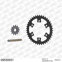 Lade das Bild in den Galerie-Viewer, AFAM Kettensatz 520, X-Ring, golden, 3498kg, GAS-GAS HP 300 RV Wild Quad 2003-2006