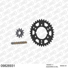 Lade das Bild in den Galerie-Viewer, AFAM Kettensatz 520, X-Ring, golden, 3498kg, POLARIS 250 Trail Blazer 1992-1992