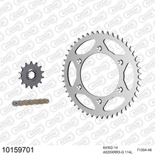 Lade das Bild in den Galerie-Viewer, AFAM Kettensatz 520, X-Ring, golden, 3498kg, HUSABERG FE 501 2000-2002