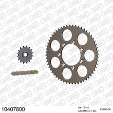 Lade das Bild in den Galerie-Viewer, AFAM Kettensatz 428, golden, 2448kg, Alu, T.M. MX 85 Big Wheel 2002-2005