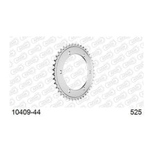 Lade das Bild in den Galerie-Viewer, AFAM Kettenrad 525, 44 Zähne, Stahl, schwarz