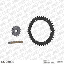 Lade das Bild in den Galerie-Viewer, AFAM Kettensatz 520, X-Ring, golden, 3498kg, SMC 300 Jumbo 0-0