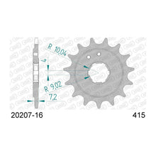 Lade das Bild in den Galerie-Viewer, AFAM Ritzel 415, 16 Zähne