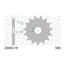 Lade das Bild in den Galerie-Viewer, AFAM Ritzel 530, 15 Zähne
