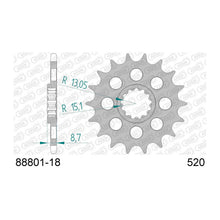 Lade das Bild in den Galerie-Viewer, AFAM Ritzel 520, 18 Zähne