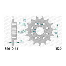 Lade das Bild in den Galerie-Viewer, AFAM Ritzel 520, 14 Zähne