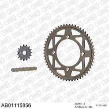 Lade das Bild in den Galerie-Viewer, AFAM Kettensatz 428, golden, 2448kg, Alu, selfclean, HONDA CRF 150 RB 7,8,9,A,B,C,D,E,F,G,H,J,K 2007-2019