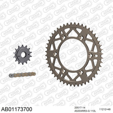 Lade das Bild in den Galerie-Viewer, AFAM Kettensatz 520, X-Ring, golden, 3498kg, Alu, selfclean, HONDA XR 650 R Y,1,2,3,4,5,6,7 2000-2007