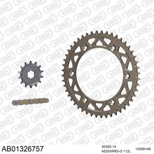 Lade das Bild in den Galerie-Viewer, AFAM Kettensatz 520, X-Ring, golden, 3498kg, Alu, selfclean, YAMAHA WR 250 Z 1998-1999