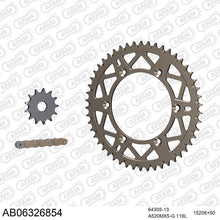 Lade das Bild in den Galerie-Viewer, AFAM Kettensatz 520, golden, 3814kg, Alu, selfclean, HUSQVARNA TC 250 R 2013-2013