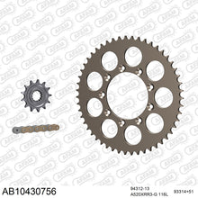 Lade das Bild in den Galerie-Viewer, AFAM Kettensatz 520, X-Ring, golden, 3498kg, Alu, selfclean, T.M. EN 300 2019-2020