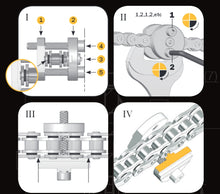 Lade das Bild in den Galerie-Viewer, Kettennietwerkzeug AFAM für alle Motorrad Ketten mit Hohlnietschloss bis 530