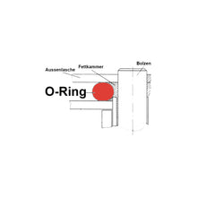 Lade das Bild in den Galerie-Viewer, Kettenschloss, Clipschloss Press-Sitz für DC Kette DC420MO, 1938kg, O-Ring
