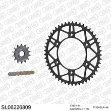 Lade das Bild in den Galerie-Viewer, AFAM Kettensatz 520, golden, 3814kg, Stahl light, selfclean, HUSQVARNA TC 250 2021-2021