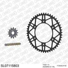Lade das Bild in den Galerie-Viewer, AFAM Kettensatz 520, golden, 3498kg, Stahl light, selfclean, KTM XC-W 150 2017-2021