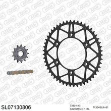 Lade das Bild in den Galerie-Viewer, AFAM Kettensatz 520, golden, 3814kg, Stahl light, selfclean, KTM XC 300 TPI 2T 2020-2021