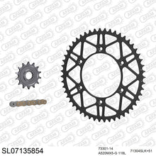 Lade das Bild in den Galerie-Viewer, AFAM Kettensatz 520, golden, 3814kg, Stahl light, selfclean, KTM XC-F 350 2020-2021