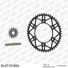 Lade das Bild in den Galerie-Viewer, AFAM Kettensatz 520, golden, 3814kg, Stahl light, selfclean, KTM SX-F 450 Factory Edition 2020-2020
