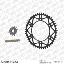 Lade das Bild in den Galerie-Viewer, AFAM Kettensatz 520, X-Ring, golden, 3498kg, Stahl light, selfclean, GAS-GAS EC 200 ER 2014-2017