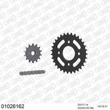 Lade das Bild in den Galerie-Viewer, AFAM Kettensatz 520, X-Ring, 3366kg, HONDA CM 250 C B,C,D,F 1982-1985
