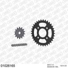 Lade das Bild in den Galerie-Viewer, AFAM Kettensatz 520, X-Ring, 3366kg, HONDA CMX 250 1988-1988
