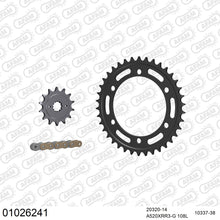 Lade das Bild in den Galerie-Viewer, AFAM Kettensatz 520, X-Ring, golden, 3498kg, HONDA CBR 250 RA ABS B,C,D 2011-2013
