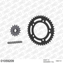 Lade das Bild in den Galerie-Viewer, AFAM Kettensatz 520, X-Ring, 4385kg, HONDA CB 500 XA ABS D,E,F,G,H,J 2013-2018

