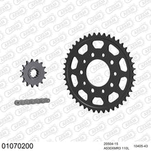 Lade das Bild in den Galerie-Viewer, AFAM Kettensatz 530, X-Ring, 4385kg, HONDA CBR 600 F H,J,K,L 1987-1990
