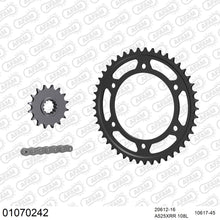 Lade das Bild in den Galerie-Viewer, AFAM Kettensatz 525, X-Ring, 3988kg, HONDA CBR 600 F 1,2,3,4,5,6,7 2001-2007
