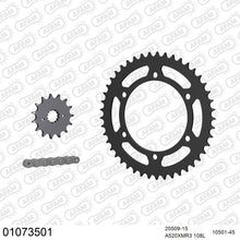 Lade das Bild in den Galerie-Viewer, AFAM Kettensatz 520, X-Ring, 4385kg, HONDA NX 650 Dominator K,L 1989-1990
