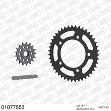 Lade das Bild in den Galerie-Viewer, AFAM Kettensatz 520, X-Ring, 4385kg, HONDA NC 750 XA ABS E,F,G,H,J,K,L 2014-2020
