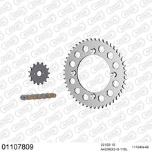 Lade das Bild in den Galerie-Viewer, AFAM Kettensatz 420, golden, 2611kg, Alu, HONDA CR 80 R T,V,W,X,Y,1,2 1996-2002
