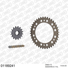 Lade das Bild in den Galerie-Viewer, AFAM Kettensatz 530, X-Ring, golden, 4987kg, Alu, HONDA CBR 1000 RR Fireblade 4,5 2004-2005
