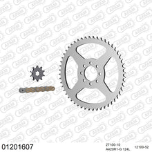 Lade das Bild in den Galerie-Viewer, AFAM Kettensatz 420, golden, 2142kg, YAMAHA DT 50 R 1996-1996
