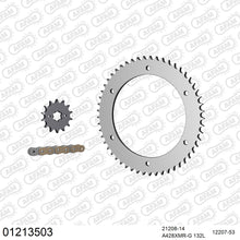 Lade das Bild in den Galerie-Viewer, AFAM Kettensatz 428, X-Ring, golden, 2244kg, YAMAHA WR 125 R 2009-2016
