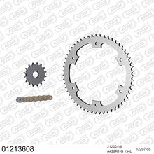 Lade das Bild in den Galerie-Viewer, AFAM Kettensatz 428, golden, 2244kg, YAMAHA DT 125 R 1989-1992
