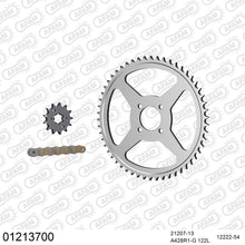 Lade das Bild in den Galerie-Viewer, AFAM Kettensatz 428, golden, 2244kg, YAMAHA TT-R 125 LW M,N 2000-2001
