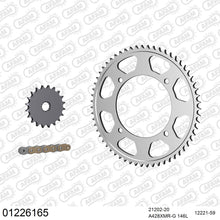 Lade das Bild in den Galerie-Viewer, AFAM Kettensatz 428, X-Ring, golden, 2244kg, YAMAHA XVS 250 Dragster 2001-2003
