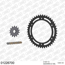 Lade das Bild in den Galerie-Viewer, AFAM Kettensatz 520, X-Ring, golden, 3498kg, YAMAHA TT 250 R 1993-1999
