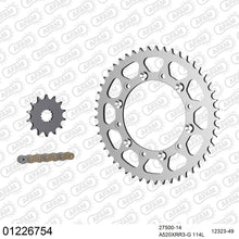 Lade das Bild in den Galerie-Viewer, AFAM Kettensatz 520, X-Ring, golden, 3498kg, YAMAHA WR 250 Z 2002-2002
