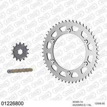 Lade das Bild in den Galerie-Viewer, AFAM Kettensatz 520, golden, 3498kg, YAMAHA YZ 250 A,B,D,E 1990-1993

