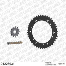 Lade das Bild in den Galerie-Viewer, AFAM Kettensatz 520, X-Ring, golden, 3498kg, YAMAHA YTZ 250 Tri Moto N,S 1985-1986
