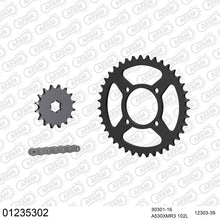 Lade das Bild in den Galerie-Viewer, AFAM Kettensatz 530, X-Ring, 4385kg, YAMAHA RD 350 LC 1980-1982

